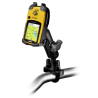 Handlebar mount Garmin eTrex Colour devices - (1 inch), tube clamp, central connecting arm
