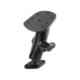 Marine-Aufbauhalterung Humminbird Piranha -  (1 Zoll), Diamond-Basisplatte (Trapez), mittlerer Verbindungsarm, Adapterplatte