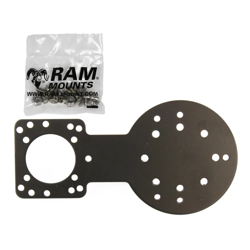 Double adapter plate with various perforated grids - Screw set