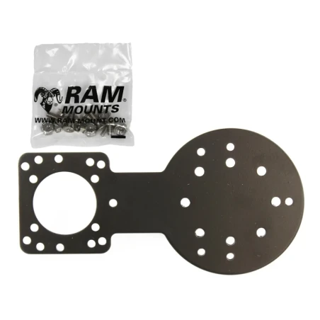 Double adapter plate with various perforated grids - Screw set