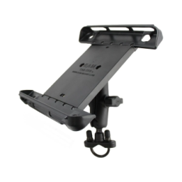 Lenker-/Rohr-Halterung 10 Zoll Tablets -  (1 Zoll), Rohr-Klemme, mittlerer Verbindungsarm, Tab-Tite Halteschale