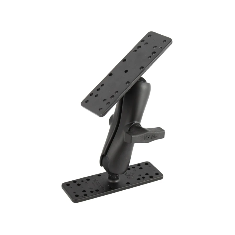 Assembly set - 2x adapter plate (with universal hole pattern), centre connecting arm