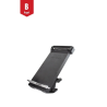 Surface mount bracket with notepad tray - (1 inch), with Diamond base plate (trapezoid)