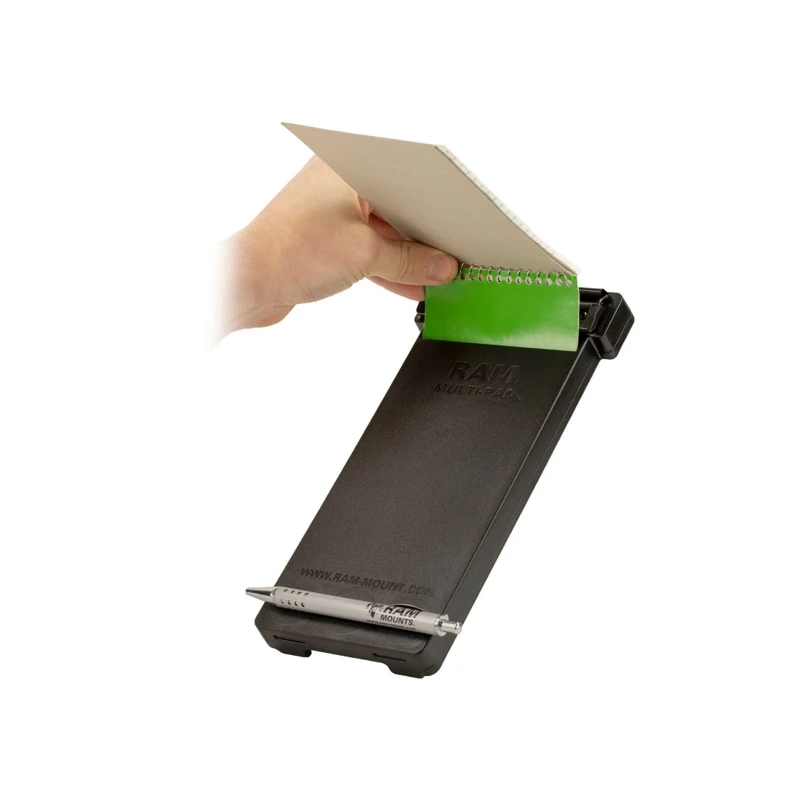 Aufbau-Halterung mit Notizblock-Tray -  (1 Zoll), mit Diamond-Basisplatte (Trapez)