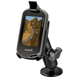 Aufbau-Halterung Garmin Oregon Serie -  (1 Zoll), runde Basisplatte (AMPS), mittlerer Verbindungsarm