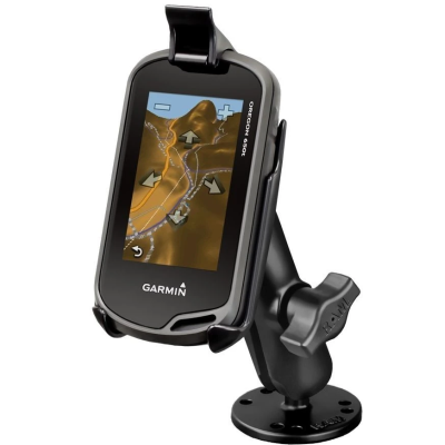 Aufbau-Halterung Garmin Oregon Serie -  (1 Zoll), runde Basisplatte (AMPS), mittlerer Verbindungsarm