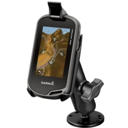 Aufbau-Halterung Garmin Oregon Serie -  (1 Zoll), runde Basisplatte (AMPS), mittlerer Verbindungsarm