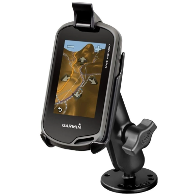 Aufbau-Halterung Garmin Oregon Serie -  (1 Zoll), runde Basisplatte (AMPS), mittlerer Verbindungsarm