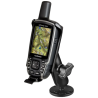 Surface mount Garmin GPSMAP 62/64 - (1 inch), centre connection arm, round base plate (AMPS)