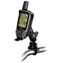 Lenker-Halterung Garmin GPSMAP 62/64 -  (1 Zoll), Schraub-Klemme, mittlerer Verbindungsarm (ca. 90 mm)