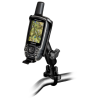 Handlebar mount Garmin GPSMAP 62/64 - (1 inch), screw clamp, centre connection arm (approx. 90 mm)