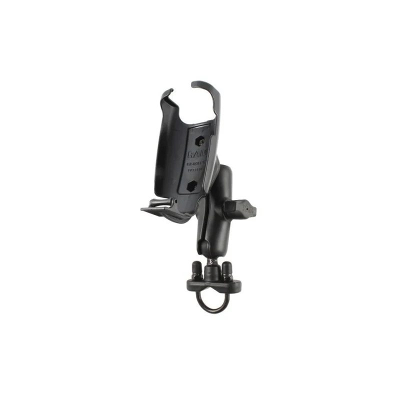 Lenker-Halterung Garmin GPSMAP 62/64 -  (1 Zoll), Schraub-Klemme, mittlerer Verbindungsarm (ca. 90 mm)