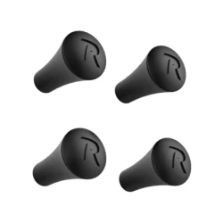 Ersatz-Gummifinger für X-Grip Halteklammern - schwarz, 4er-Packung