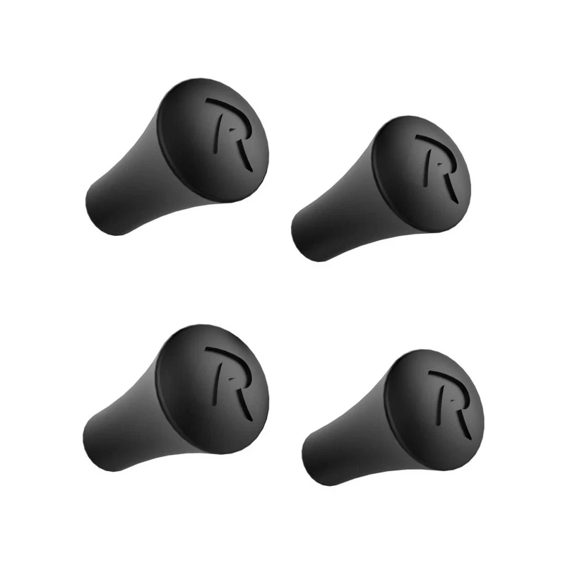 Ersatz-Gummifinger für X-Grip Halteklammern - schwarz, 4er-Packung