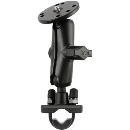 Kamera-Halterung für Lenker/Rohre - mit Klemmschelle, 1/4"-20 Gewindestift,  (1 Zoll)