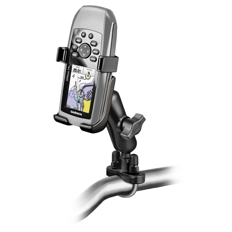 Lenker-Halterung Garmin GPSMAP 78 -  (1 Zoll), Schraub-Klemme, mittlerer Verbindungsarm