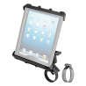 Tablet holder 10 inch tablets - (1 inch), with pipe clamp