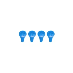 Ersatz-Gummifinger für X-Grip Halteklammern - blau, 4er-Packung