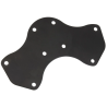 Metal base for double squeegee - in polybag