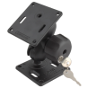 Assembly set - 2x VESA plate (75x75 mm hole pattern), short connecting arm with safety lock