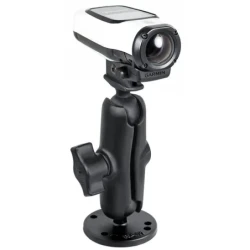 Aufbau-Halterung Garmin VIRB -  (1 Zoll), runde Basisplatte (AMPS), mittlerer Verbindungsarm, VIRB-Adapter
