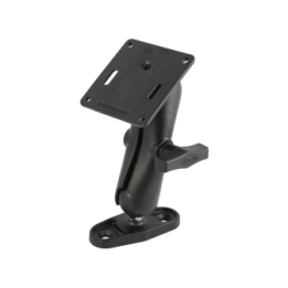 Marine-Set für Raymarine - Schraubklemmen-Basis, mittlerer Verbindungsarm, VESA-Platte (75x75 mm Lochraster)