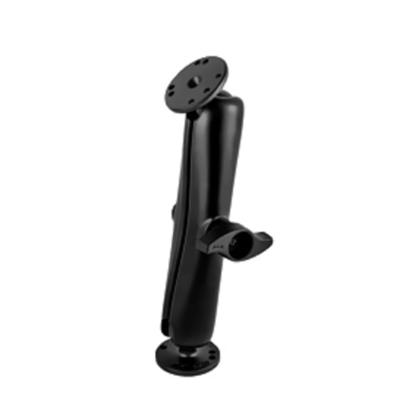 Assembly set (long) - 2x round base plate (AMPS), long connecting arm with metal twist lock