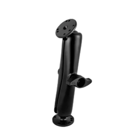 Assembly set (long) - 2x round base plate (AMPS), long connecting arm with metal twist lock
