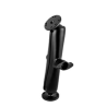 Assembly set (long) - 2x round base plate (AMPS), long connecting arm with metal twist lock
