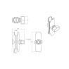 RAM Mounts Connecting Arm Medium (approx. 94 mm) - B-Balls (1 inch)