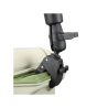 Flute holder for fishing rods - (1.5 inch), Tough-Claw medium (diameter 25.4-40.6 mm)