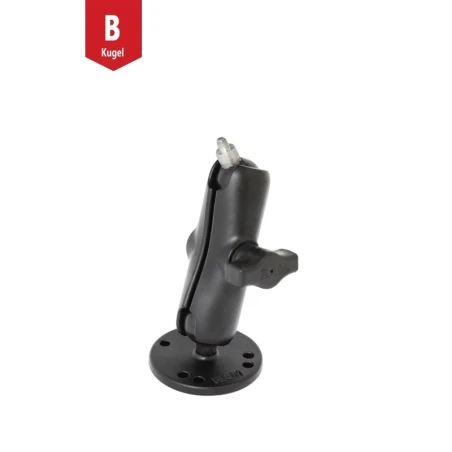 Aufbau-Set für Kameras -  (1 Zoll), runde Basisplatte (AMPS), mittlerer Verbindungsarm, Kugel mit 1/4"-20 Gewinde