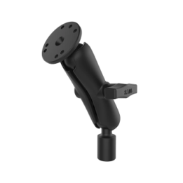 Aufbau-Set - runde Basisplatte (AMPS), mittlerer Verbindungsarm, Kugel-Adapter mit 1/2" NPT-Innengewinde