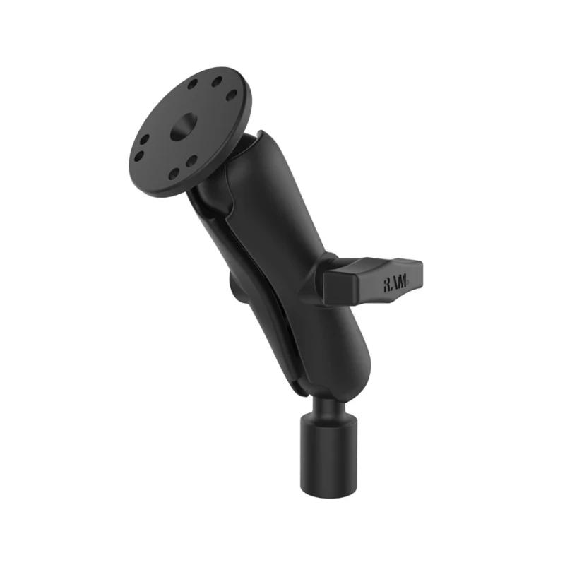 Aufbau-Set - runde Basisplatte (AMPS), mittlerer Verbindungsarm, Kugel-Adapter mit 1/2" NPT-Innengewinde