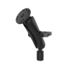 Assembly set - round base plate (AMPS), centre connecting arm, ball adapter with 1/2" NPT female thread