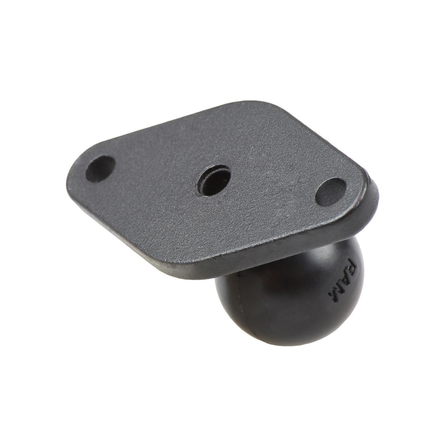 RAM Mounts Diamond Base Plate (Trapezoid) - 1 Inch B Ball, 2-Bolt AMPS Hole Grid