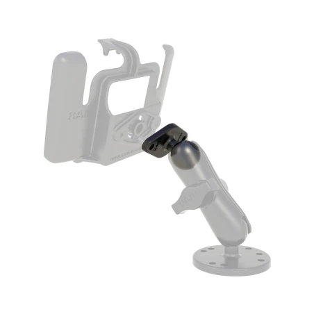 RAM Mounts Diamond-Basisplatte (Trapez) - B-Kugel (1 Zoll), 2-Loch AMPS-Lochraster