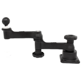 Doppel-Schwenkarm mit  (1,5 Zoll) - Horizontal-Basis