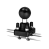 Double pipe clamp - (1.5 inch), diameter 25.4-31.8 mm