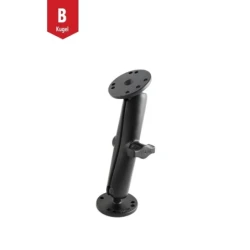 Aufbau-Set -  (1 Zoll), 2x runde Basisplatte (AMPS), langer Verbindungsarm