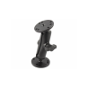 Mounting set - (1 inch), 2x round base plate (AMPS), centre connecting arm