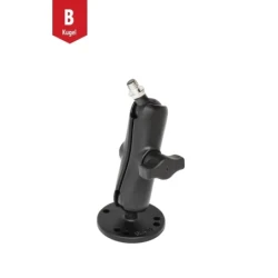 Aufbau-Set -  (1 Zoll), runde Basisplatte (AMPS), mittlerer Verbindungsarm, Kugel mit 3/8"-16 Gewinde
