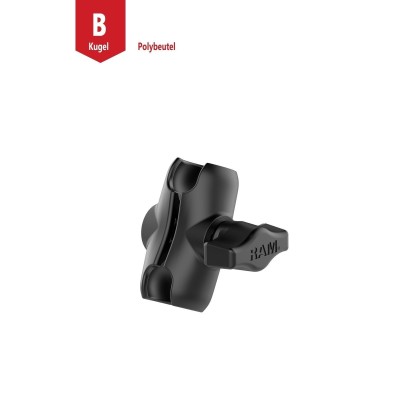RAM Mounts Verbindungsarm kurz (ca. 61 mm) - für B-Kugeln (1 Zoll)