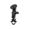 Handlebar set - (1 inch), screw clamp, centre connecting arm, round base plate (AMPS)