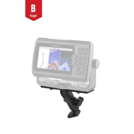 Aufbau-Set -  (1 Zoll), Diamond-Basisplatte (Trapez), mittlerer Verbindungsarm, Universal-Adapterplatte