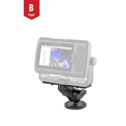 Aufbau-Set -  (1 Zoll), runde Basisplatte AMPS), kurzer Verbindungsarm, Universal-Adapterplatte