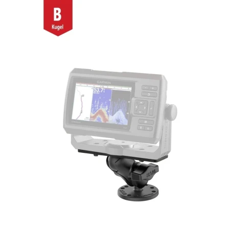 Aufbau-Set -  (1 Zoll), runde Basisplatte AMPS), kurzer Verbindungsarm, Universal-Adapterplatte