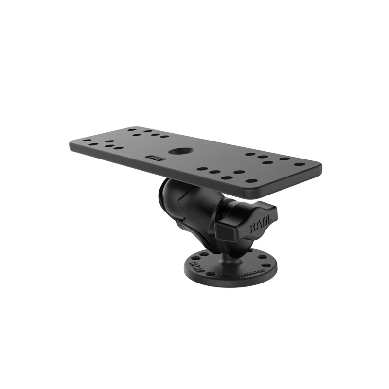Aufbau-Set -  (1 Zoll), runde Basisplatte AMPS), kurzer Verbindungsarm, Universal-Adapterplatte