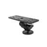 Mounting set - (1 inch), round base plate AMPS), short connecting arm, universal adapter plate