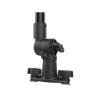 Tough-Pole action camera mount with double T-slot base for Tough-Track rail systems